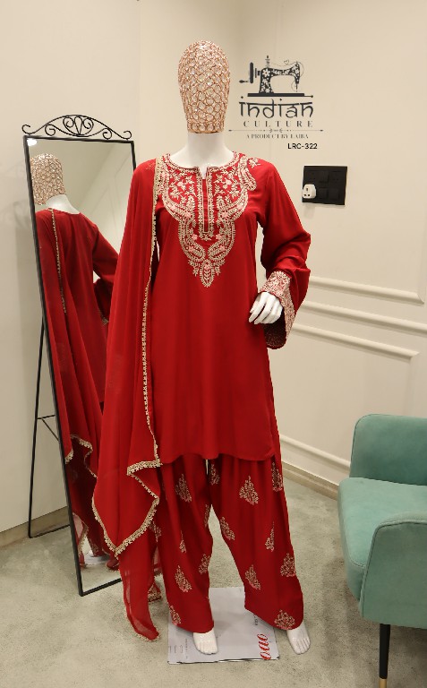INDIAN CLUTURE D.NO LRC-322 WHOLESALE READYMADE PURE COTTON SLUB PRETTY LOOK PAKISTANI 3 PCS SUITS ONLINE
