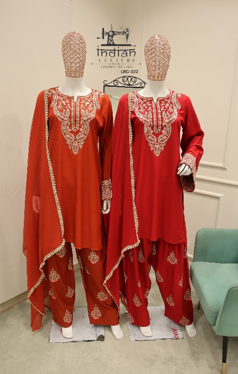 INDIAN CLUTURE D.NO LRC-322 WHOLESALE READYMADE PURE COTTON SLUB PRETTY LOOK PAKISTANI 3 PCS SUITS ONLINE