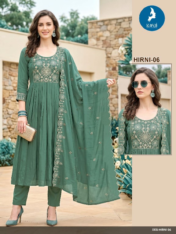 KAYA HIRNI WHOLESALE READYMADE MULL CHANDERI ANARKALI STYLE BIG SIZE 3 PCS COMBO SET SUITS EXPORTER