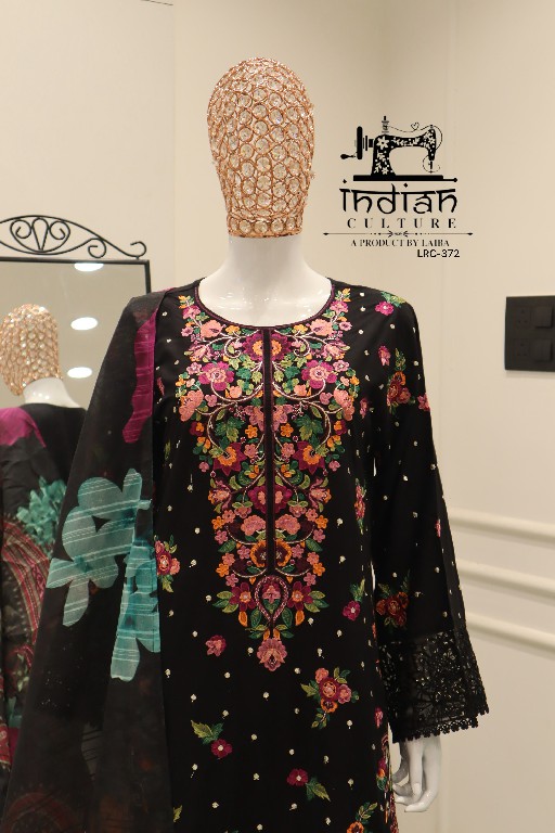 NDIAN CLUTURE D.NO LRC-372 WHOLESALE READYMADE PURE COTTON SLUB TRENDY PAKISTANI 3 PCS SUITS SUPPLIER