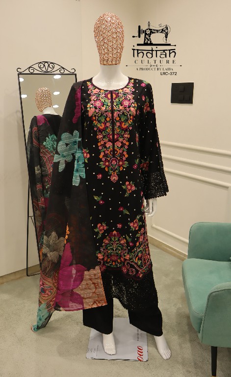 NDIAN CLUTURE D.NO LRC-372 WHOLESALE READYMADE PURE COTTON SLUB TRENDY PAKISTANI 3 PCS SUITS SUPPLIER