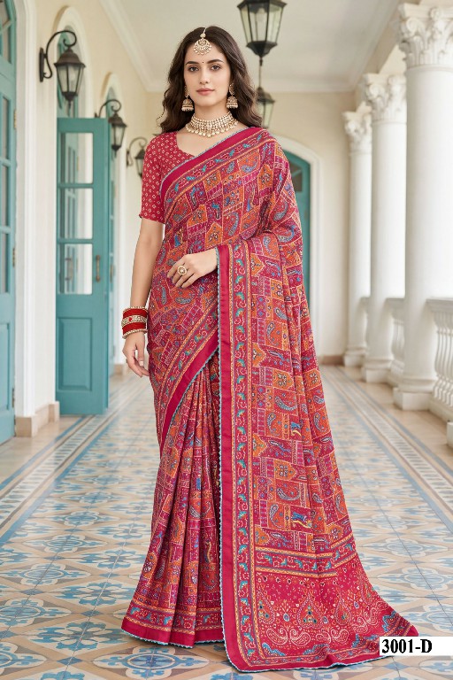 VALLABHI PRINTS KUMKUM VOL 3 WHOLESALE SATIN PRETTY LOOK INDIAN SAREES FOR WOMEN SUPPLIER