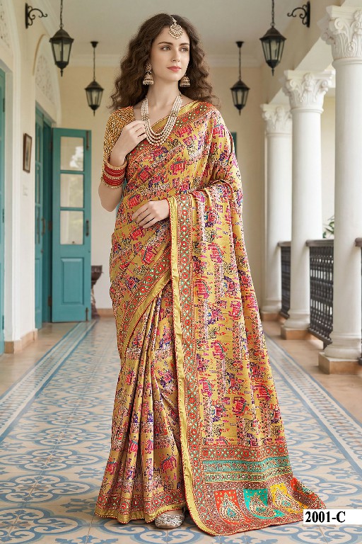 VALLABHI PRINTS KUMKUM VOL 2 WHOLESALE SATIN CLASSY LOOK INDIAN SAREES FOR WOMEN ONLINE