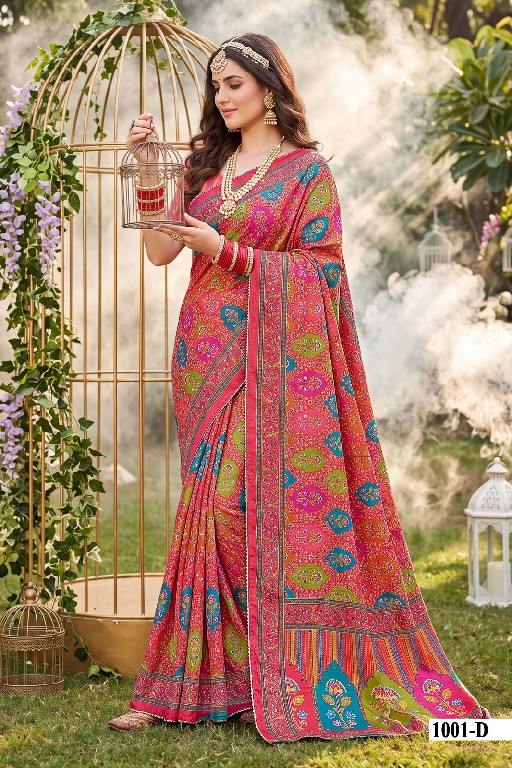 VALLABHI PRINTS KUMKUM VOL 1 WHOLESALE SATIN ELEGANCE INDIAN SAREES FOR WOMEN EXPORTER