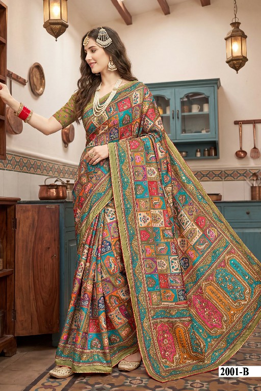 VALLABHI PRINTS AVADHI VOL 2 WHOLESALE CHIFFON PRINTED AMAZING INDIAN SAREES FOR WOMEN EXPORTER