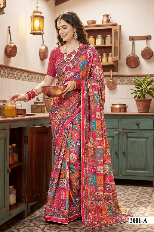 VALLABHI PRINTS AVADHI VOL 2 WHOLESALE CHIFFON PRINTED AMAZING INDIAN SAREES FOR WOMEN EXPORTER