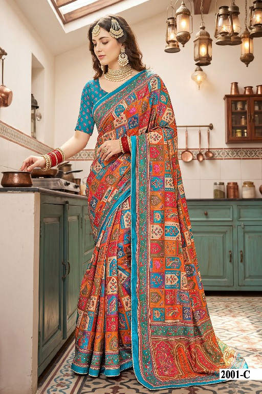 VALLABHI PRINTS AVADHI VOL 2 WHOLESALE CHIFFON PRINTED AMAZING INDIAN SAREES FOR WOMEN EXPORTER