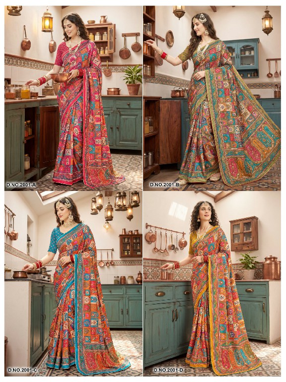 VALLABHI PRINTS AVADHI VOL 2 WHOLESALE CHIFFON PRINTED AMAZING INDIAN SAREES FOR WOMEN EXPORTER