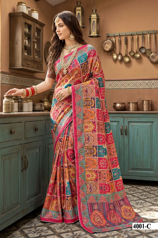 VALLABHI PRINTS AVADHI VOL 4 WHOLESALE CHIFFON PRINTED GORGEOUS LOOK INDIAN SAREES FOR WOMEN EXPORTER