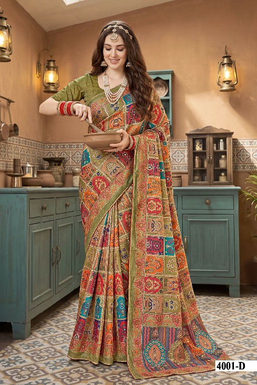 VALLABHI PRINTS AVADHI VOL 4 WHOLESALE CHIFFON PRINTED GORGEOUS LOOK INDIAN SAREES FOR WOMEN EXPORTER