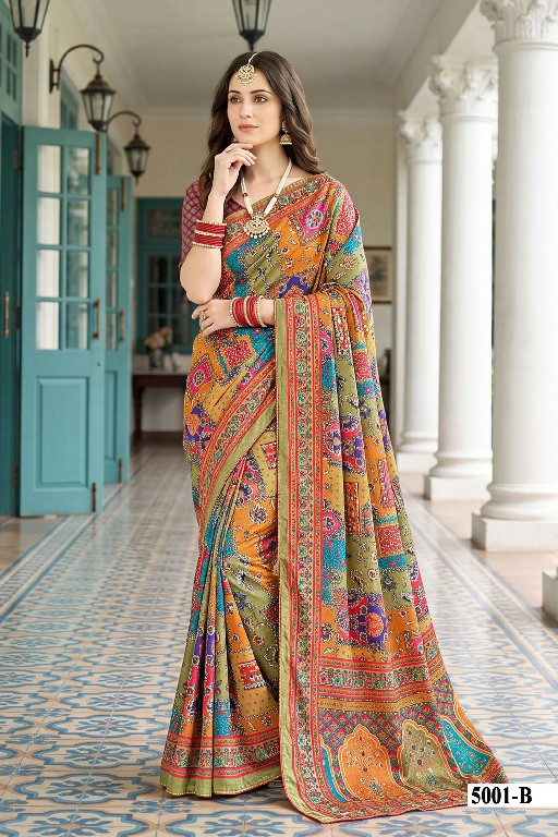VALLABHI PRINTS AVADHI VOL 5 WHOLESALE CHIFFON PRINTED PRETTY LOOK INDIAN SAREES FOR WOMEN ONLINE