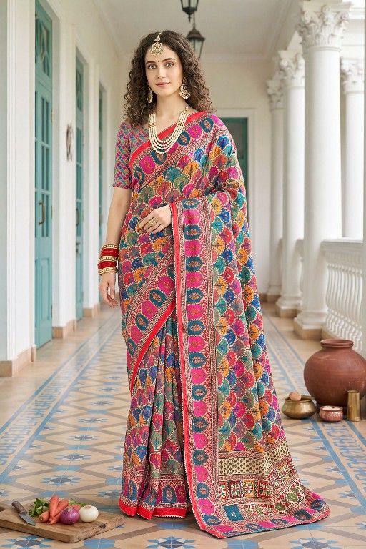 VALLABHI PRINTS AVADHI VOL 6 WHOLESALE CHIFFON PRINTED ETHNIC INDIAN SAREES FOR WOMEN SUPPLIER