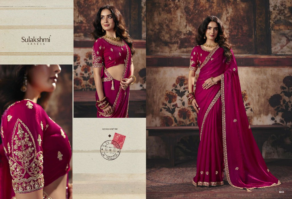 SULAKSHMI VIRASAT VOL 1 WHOLESALE DELICATE HEAVY WORK DESIGNER INDIAN SAREES FOR WOMEN ONLINE