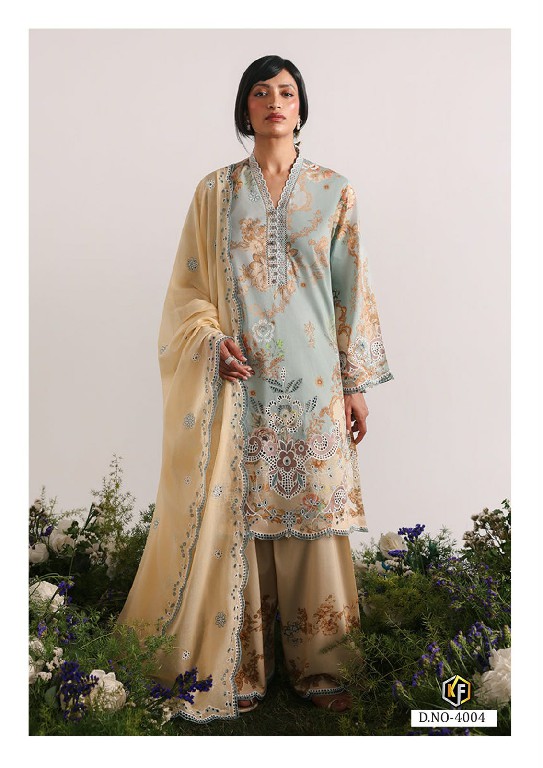 KEVAL FAB ELAYA VOL 4 WHOLESALE LAWN COTTON CASUAL WEAR UNSTITCH SALWAR SUITS EXPORTER