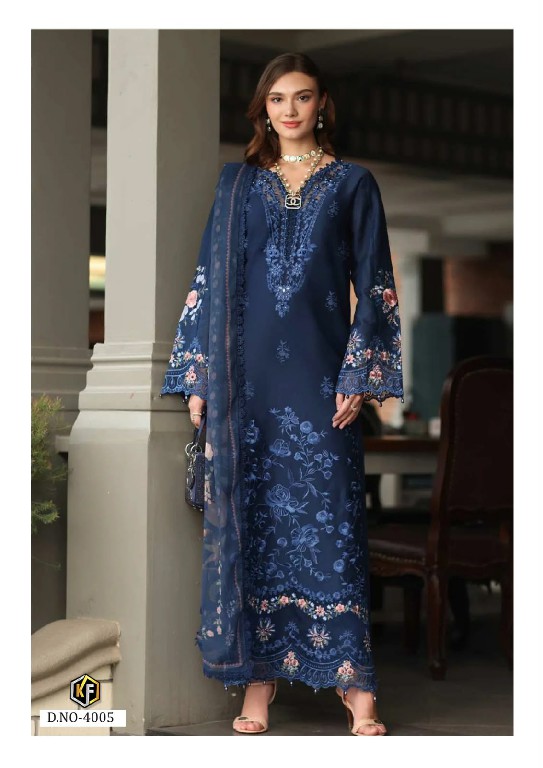KEVAL FAB ELAYA VOL 4 WHOLESALE LAWN COTTON CASUAL WEAR UNSTITCH SALWAR SUITS EXPORTER