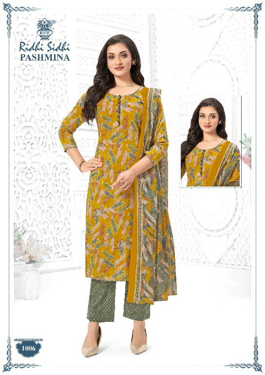 RIDHI SIDHI PASHMINA VOL 1 WHOLESALE COTTON PRINTED DAILY WEAR DRESS MATERIAL ONLINE