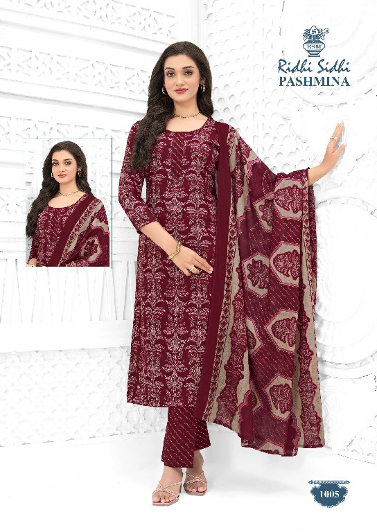 RIDHI SIDHI PASHMINA VOL 1 WHOLESALE COTTON PRINTED DAILY WEAR DRESS MATERIAL ONLINE