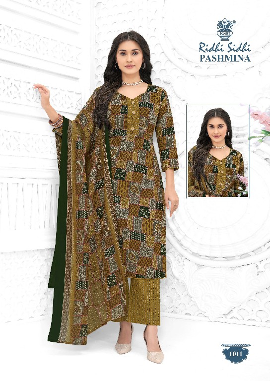 RIDHI SIDHI PASHMINA VOL 1 WHOLESALE COTTON PRINTED DAILY WEAR DRESS MATERIAL ONLINE