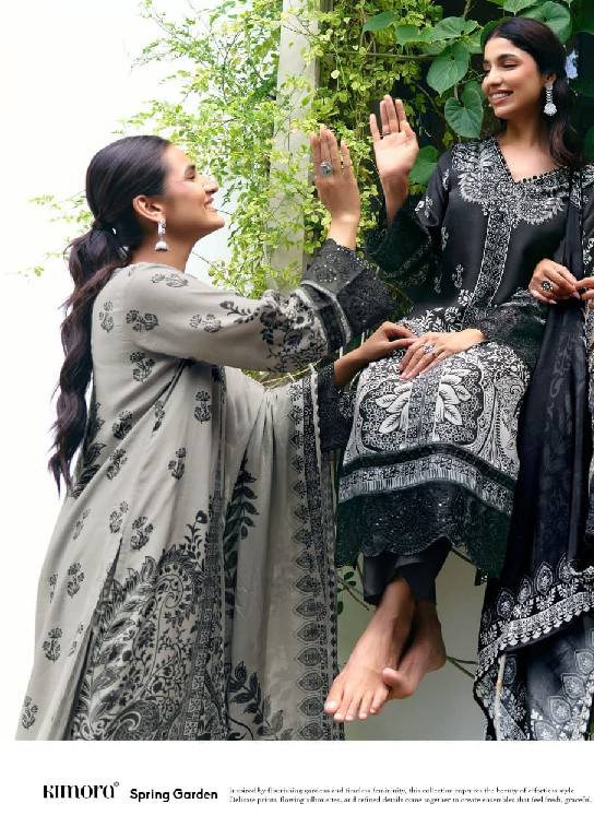 KIMORA AMBERR WHOLESALE PURE MUSLIN ELEGANT DESIGN UNSTITCH SALWAR SUITS EXPORTER