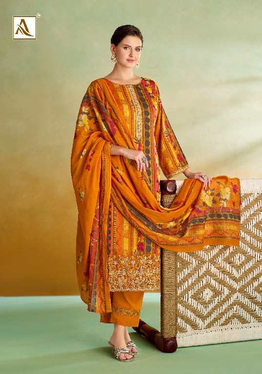 ALOK SUIT SITARA NIGHT WHOLESALE PURA ZAM COTTON ELEGANT LOOK UNSTITCH SALWAR SUITS EXPORTER
