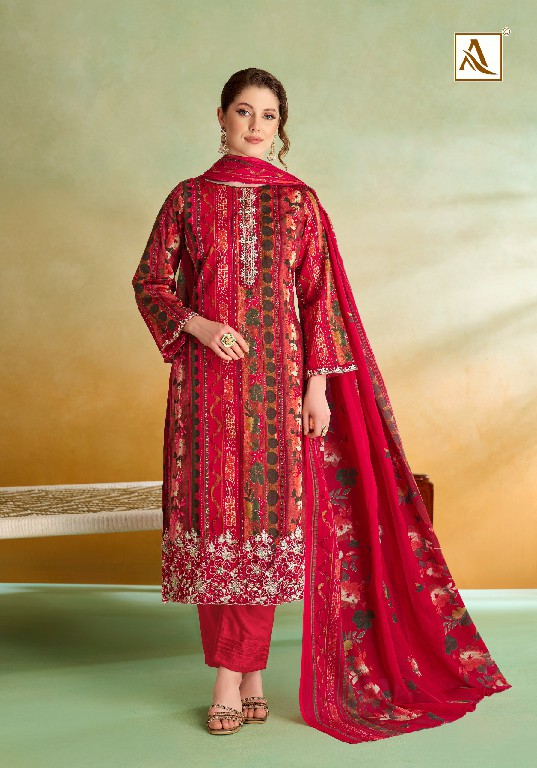 ALOK SUIT SITARA NIGHT WHOLESALE PURA ZAM COTTON ELEGANT LOOK UNSTITCH SALWAR SUITS EXPORTER