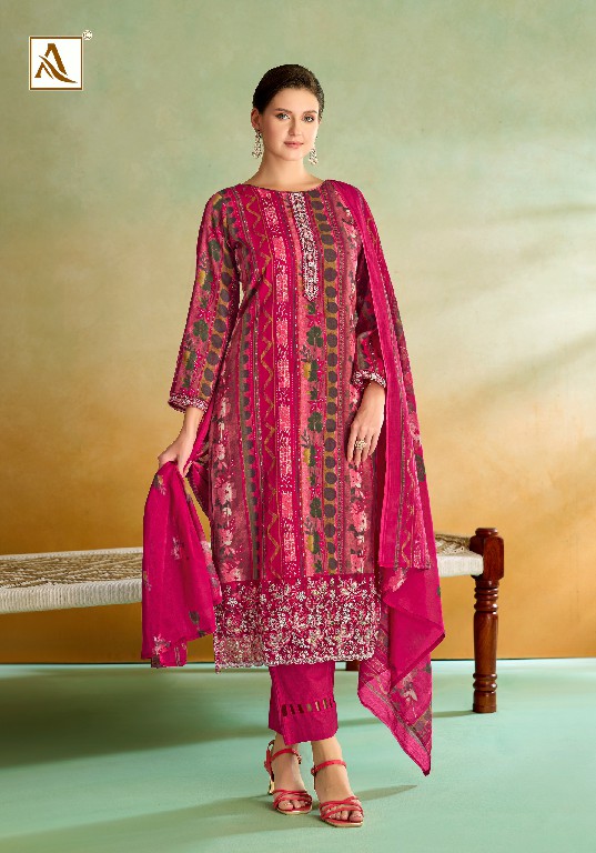 ALOK SUIT SITARA NIGHT WHOLESALE PURA ZAM COTTON ELEGANT LOOK UNSTITCH SALWAR SUITS EXPORTER