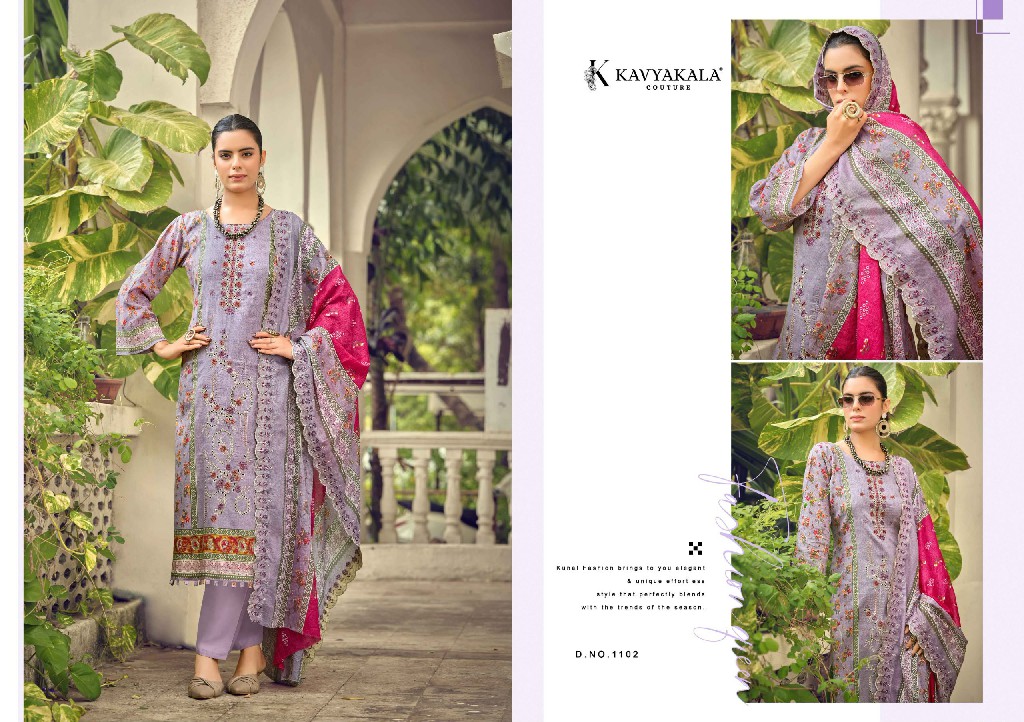 KAVYAKALA COUTURE BIN SAEED VOL 11 WHOLESALE CAMBRIC DIGITAL PRINT WITH WORK UNSTITCH SALWAR SUITS SUPPLIER