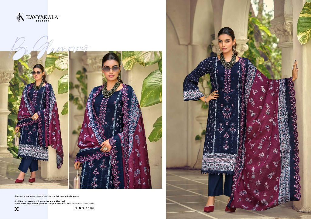 KAVYAKALA COUTURE BIN SAEED VOL 11 WHOLESALE CAMBRIC DIGITAL PRINT WITH WORK UNSTITCH SALWAR SUITS SUPPLIER