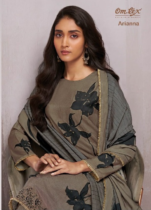 OMTEX ARIANNA WHOLESALE MUSLIN SILK AMAZING DESIGN UNSTITCH SALWAR SUITS EXPORTER