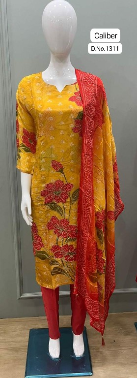 TUNIC HOUSE CALIBER WHOLESALE READYMADE ORGANZA PRETTY LOOK 3 PCS COMBO SET SUITS EXPORTER