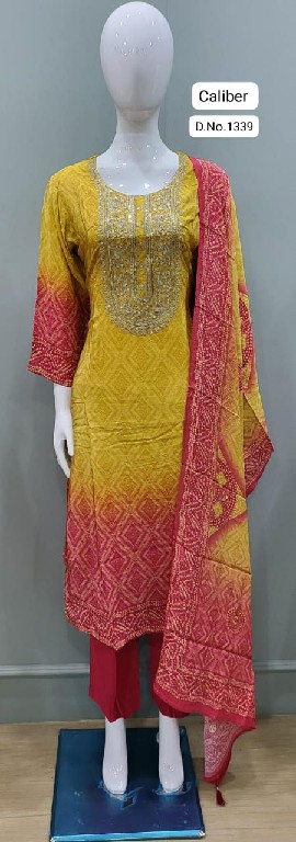 TUNIC HOUSE CALIBER WHOLESALE READYMADE ORGANZA PRETTY LOOK 3 PCS COMBO SET SUITS EXPORTER
