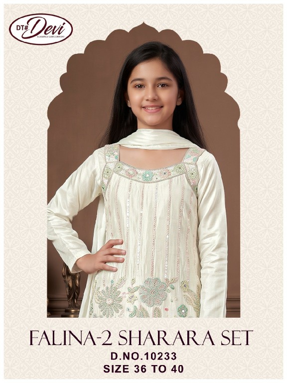 DT DEVI SALINA VOL 2 WHOLESALE READYMADE HO SILK FESTIVE WEAR SHARARA STYLE 3 PCS COMBO SET SUITS FOR KIDS ONLINE