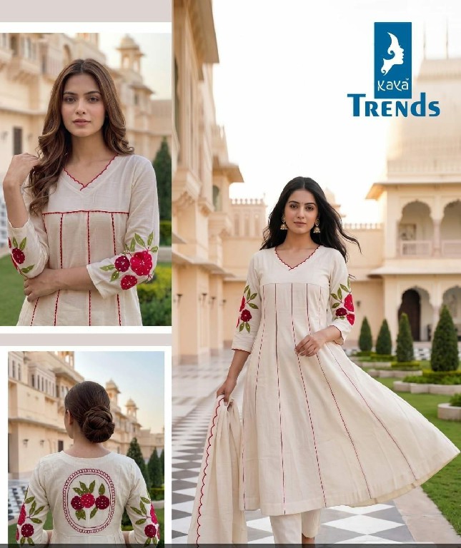 KAYA D.NO 6727 WHOLESALE READYMADE MAL CHANDERI TRENDING 3 PCS COMBO SET SUITS EXPORTER
