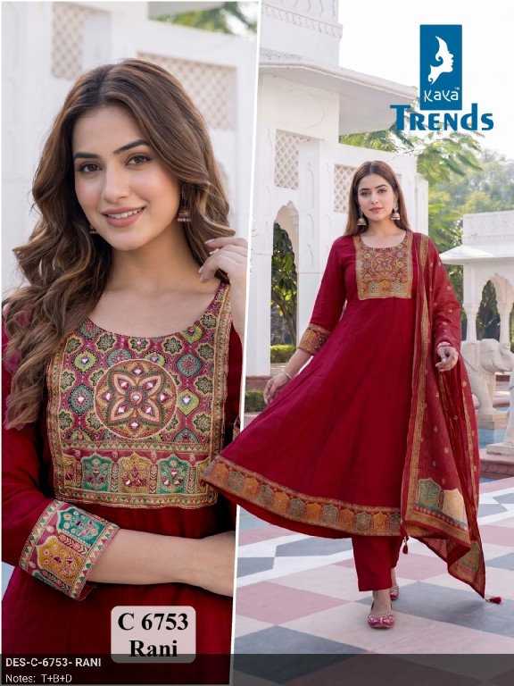KAYA D.NO 6753 WHOLESALE READYMADE BEAUTIFUL CLASSIC 3PCS COMBO SET SUITS SUPPLIER