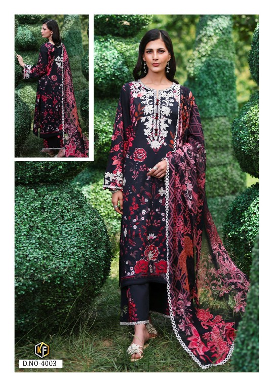 KEVAL FAB ELAYA VOL 4 WHOLESALE LAWN COTTON CASUAL WEAR FULLY STITCHED 3 PCS SUITS EXPORTER
