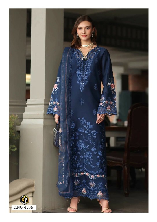 KEVAL FAB ELAYA VOL 4 WHOLESALE LAWN COTTON CASUAL WEAR FULLY STITCHED 3 PCS SUITS EXPORTER