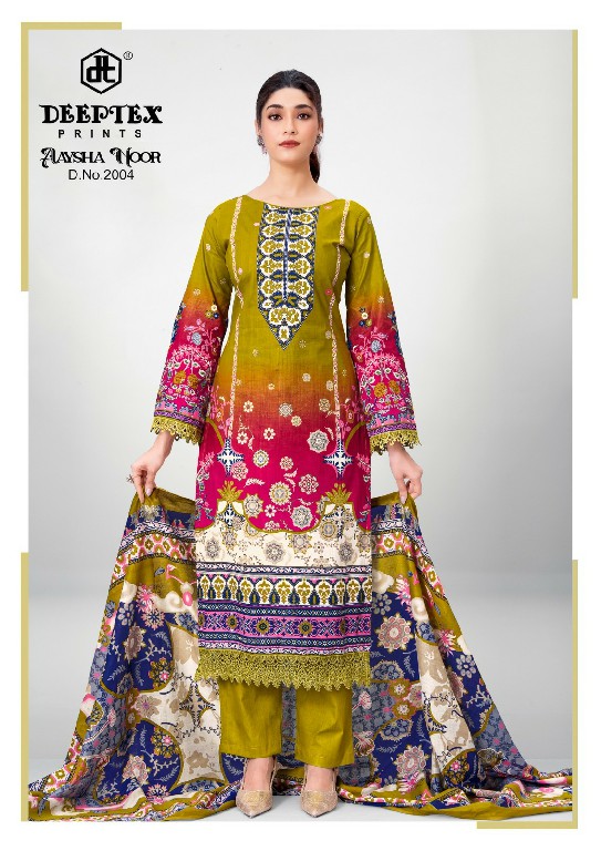 DEEPTEX AAYSHA NOOR VOL 2 WHOLESALE READYMADE HEAVY COTTON CASUAL WEAR PAKISTANI 3 PCS SUITS SUPPLIER