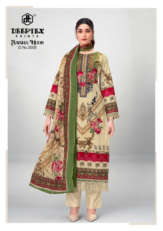DEEPTEX AAYSHA NOOR VOL 2 WHOLESALE READYMADE HEAVY COTTON CASUAL WEAR PAKISTANI 3 PCS SUITS SUPPLIER