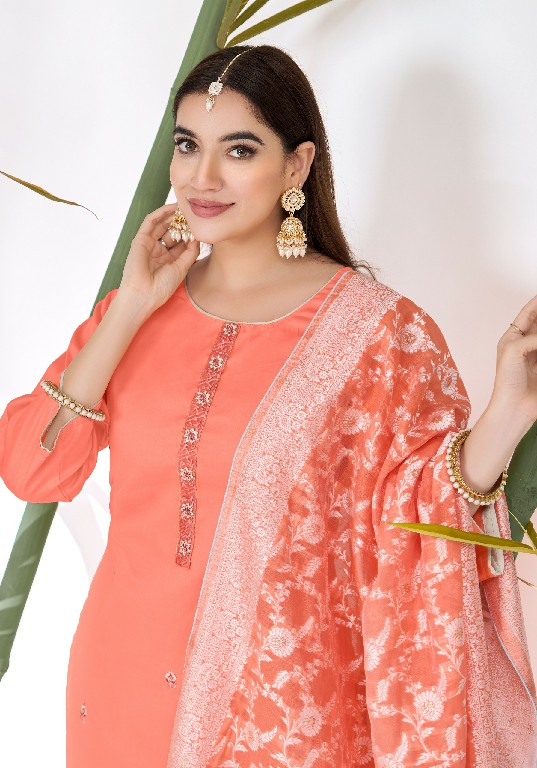 ALOK SUIT SAHELI WHOLESALE PURE ZAM COTTON EXCLUSIVE UNSTITCH SALWAR SUITS EXPORTER