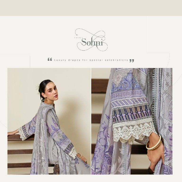 KIMORA SOHNI IMPERIAL WHOLESALE PURE MUSLIN ELEGANT DESIGN UNSTITCH SALWAR SUITS EXPORTER