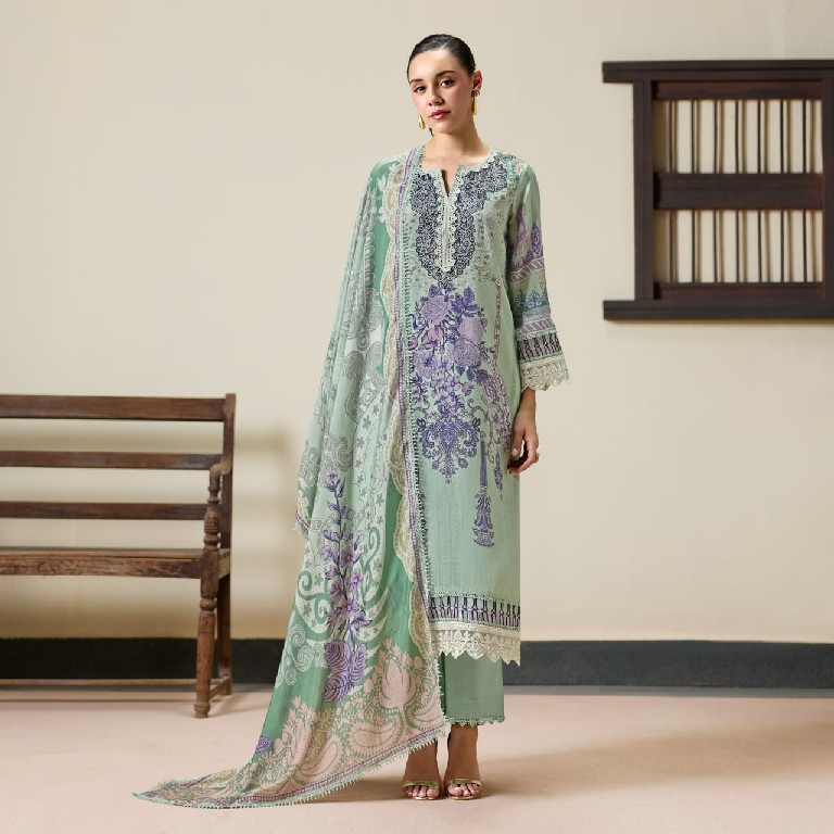 KIMORA SOHNI IMPERIAL WHOLESALE PURE MUSLIN ELEGANT DESIGN UNSTITCH SALWAR SUITS EXPORTER