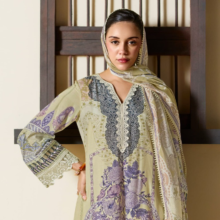 KIMORA SOHNI IMPERIAL WHOLESALE PURE MUSLIN ELEGANT DESIGN UNSTITCH SALWAR SUITS EXPORTER