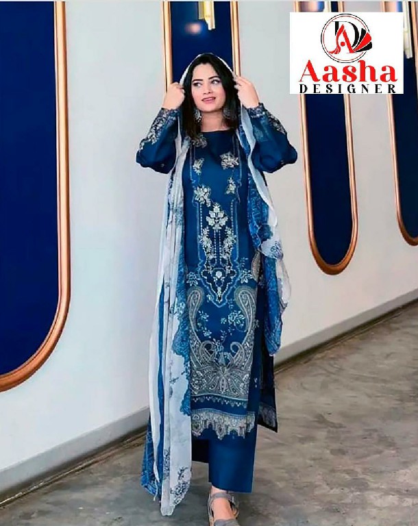 AASHA DESIGNER D.NO 1006-1007 WHOLESALE PURE COTTON WITH PATCH WORK UNSTITCH SALWAR SUITS FOR EXPORT