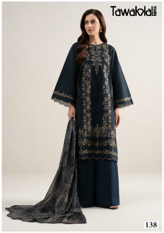 TAWAKKAL SABA VOL 4 WHOLESALE HEAVY COTTON LUXURIOUS UNSTITCH SALWAR KAMEEZ FOR EXPORT