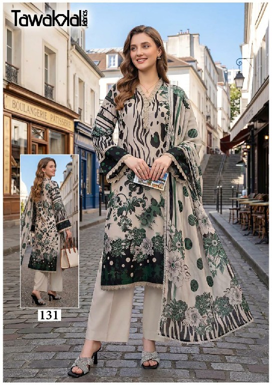 TAWAKKAL SABA VOL 4 WHOLESALE HEAVY COTTON LUXURIOUS UNSTITCH SALWAR KAMEEZ FOR EXPORT