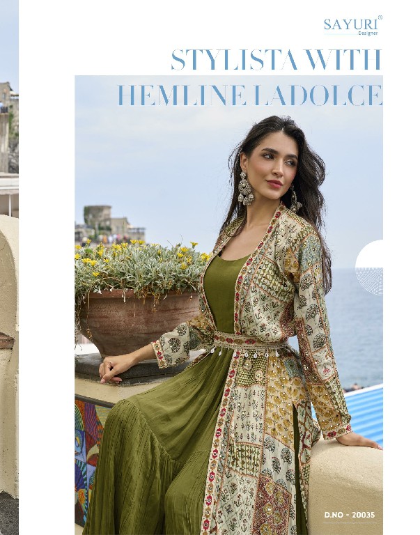 PAKHI BY SAYURI DESIGNER REAL CREP SILK TRENDING FESTIVE SPECIAL GOWN WITH JACKET FOR WOMEN ONLINE