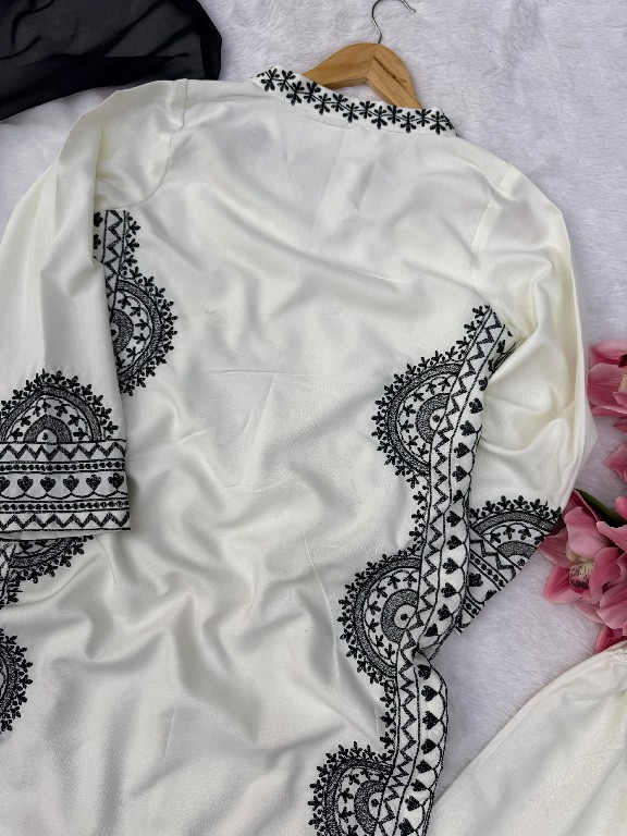 TEXTILEDEAL D.NO 6060 WHOLESALE READYMADE BISCUIT SLUB UNIQUE ELEGANCE 3 PCS SUITS EXPORTER