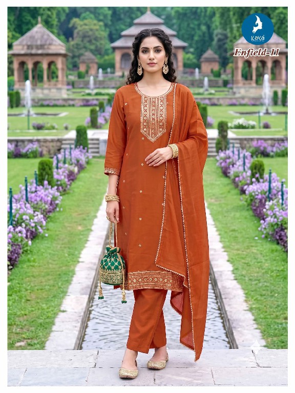 KAYA ENFILD WHOLESALE READYMADE VICHITRA SILK BIG SIZE STUNNING LOOK 3 PCS COMBO SET SUITS EXPORTER