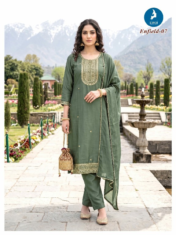 KAYA ENFILD WHOLESALE READYMADE VICHITRA SILK BIG SIZE STUNNING LOOK 3 PCS COMBO SET SUITS EXPORTER