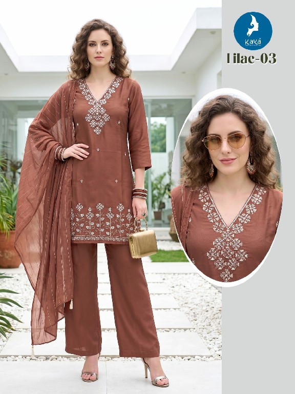 KAYA LILAC WHOLESALE READYMADE ROMAN GLASS BIG SIZE TRENDING 3 PCS COMBO SET SUITS SUPPLIER
